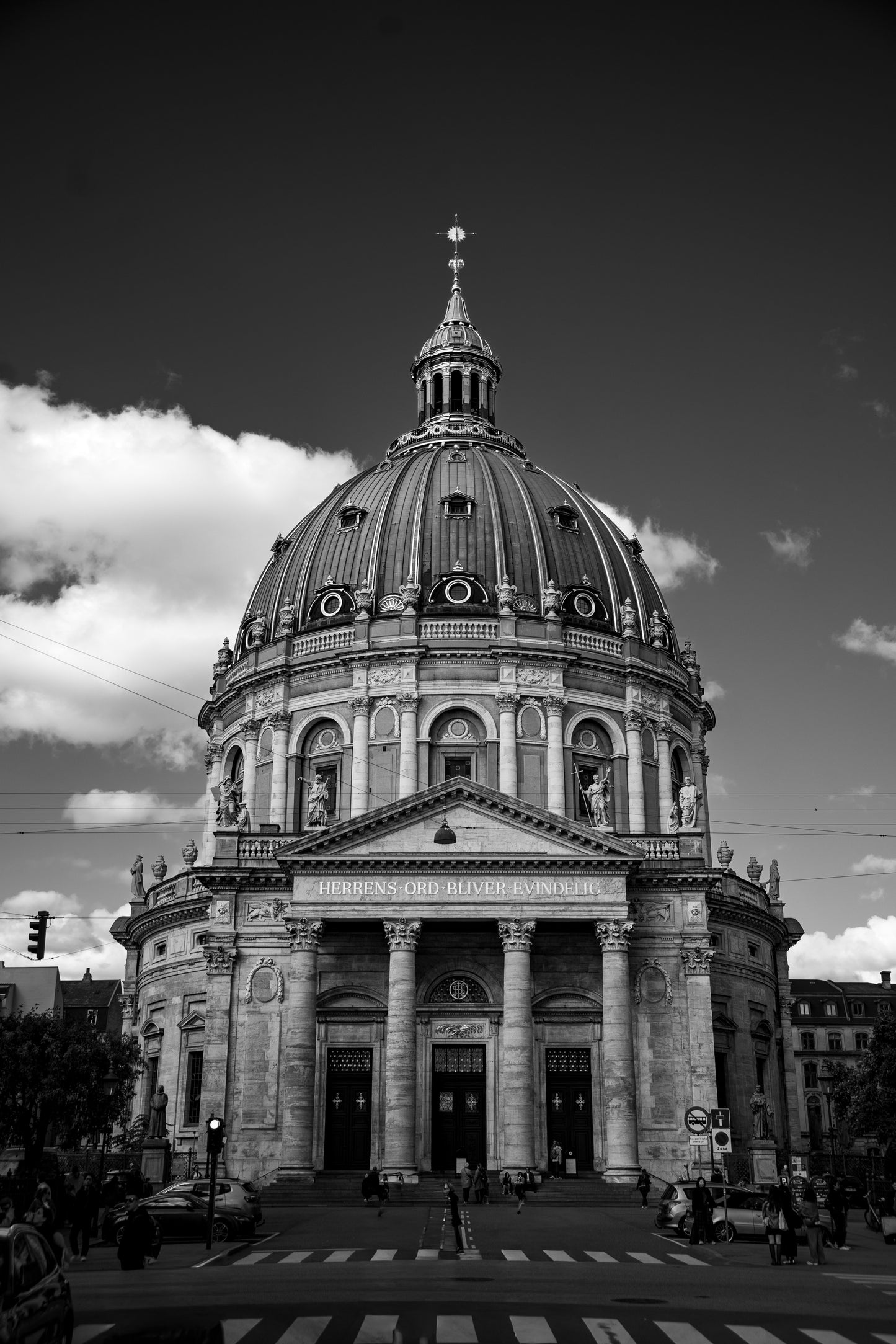 Frederik’s Church, Copenhagen - B&W